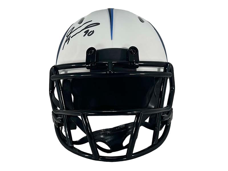 Jevon Kearse Signed Tennessee Titans Lunar Mini Football Helmet JSA