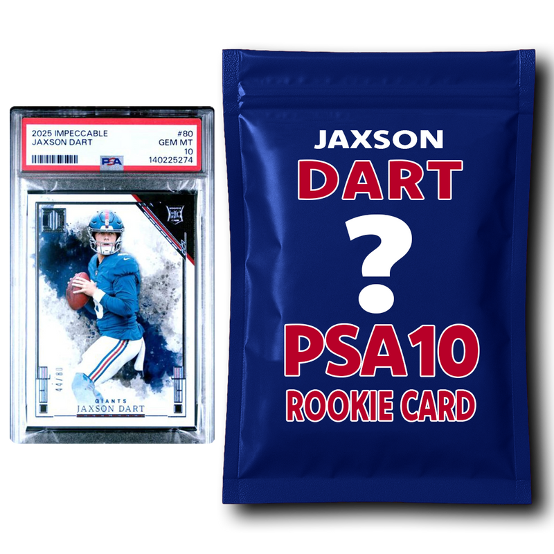 Jaxson Dart PSA 10 Graded Football Rookie Card Mystery Pack