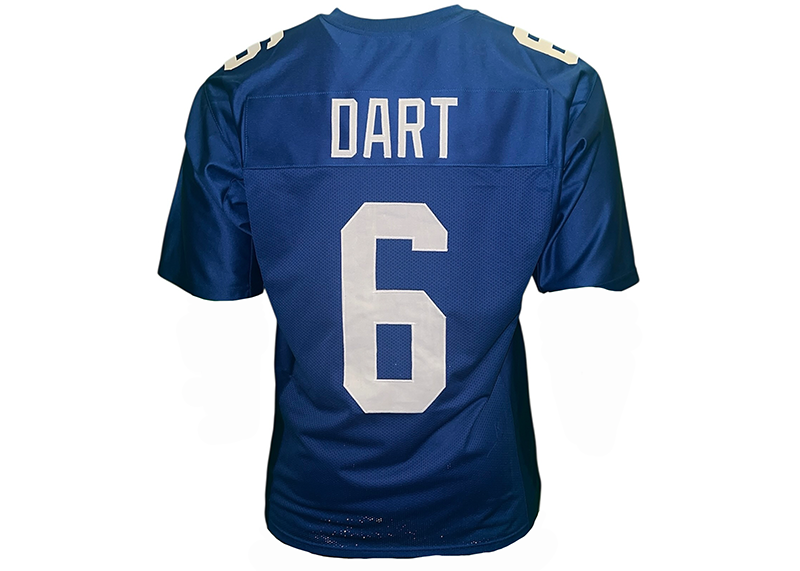 Jaxson Dart Unsigned New York Blue Football Jersey