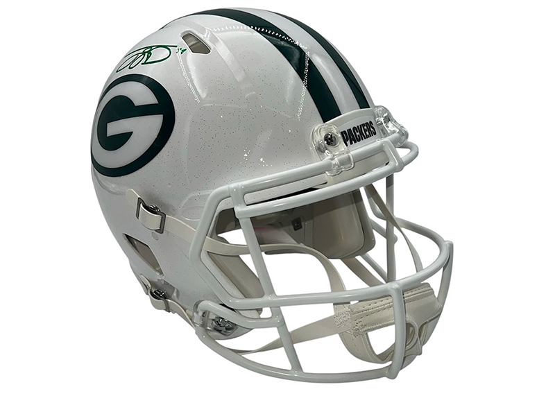 Jayden Reed Signed Green Bay Packers Authentic Speed Full Size Helmet Beckett