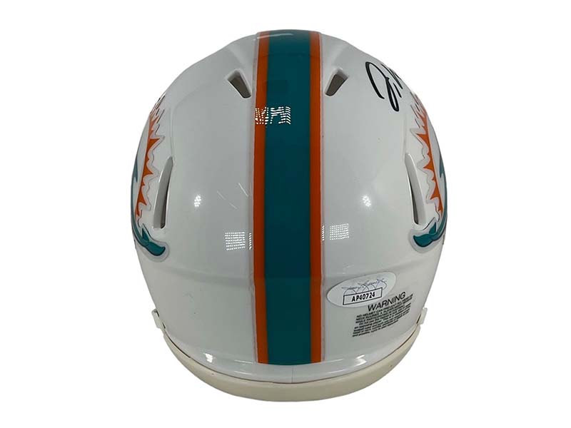 Jaylen Waddle Signed Miami Dolphins Speed Mini Football Helmet (JSA)