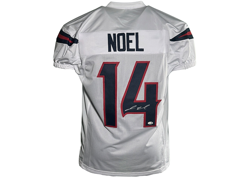 Jaylin Noel Signed Houston Blue Football Jersey JSA
