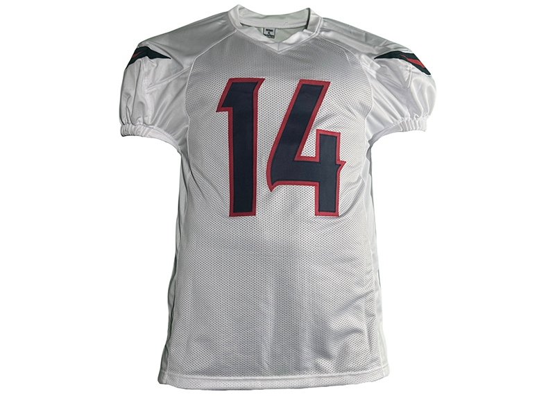 Jaylin Noel Signed Houston Blue Football Jersey JSA
