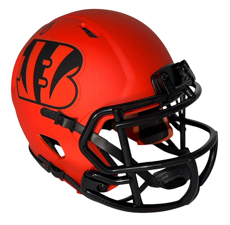 Jeff Blake Signed Cincinnati Bengals Rave Mini Helmat JSA