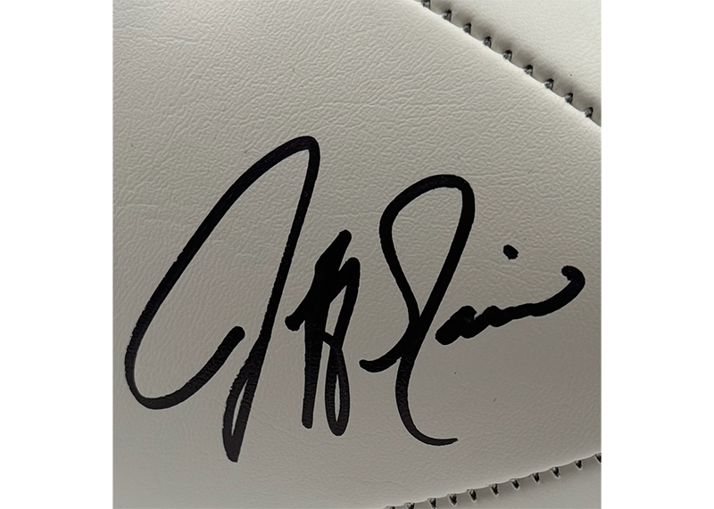 Jeff Garcia Autographed San Francisco 49ers Logo Football JSA