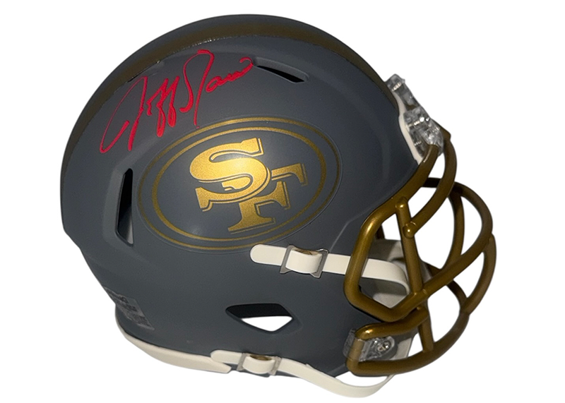 Jeff Garcia Signed San Francisco 49ers Slate Mini Football Helmet JSA