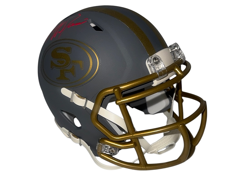 Jeff Garcia Signed San Francisco 49ers Slate Mini Football Helmet JSA