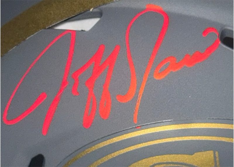 Jeff Garcia Signed San Francisco 49ers Slate Mini Football Helmet JSA