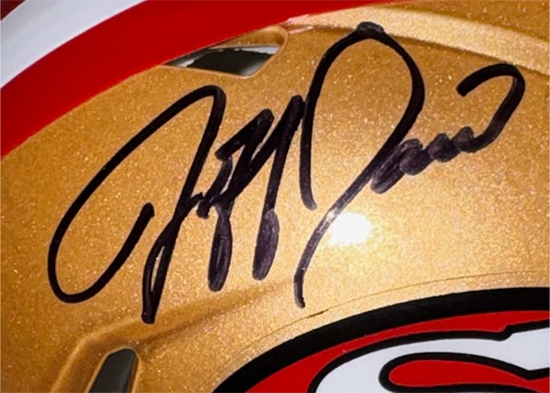 Jeff Garcia Signed San Francisco 49ers Speed Mini Football Helmet JSA