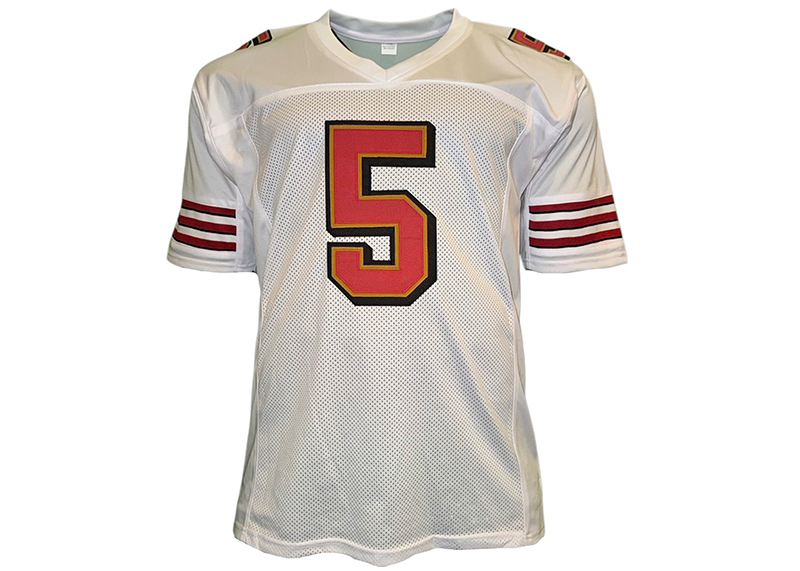 Jeff Garcia Signed San Francisco White Football Jersey JSA