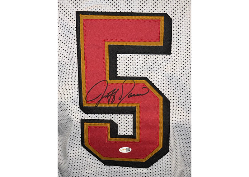 Jeff Garcia Signed San Francisco White Football Jersey JSA