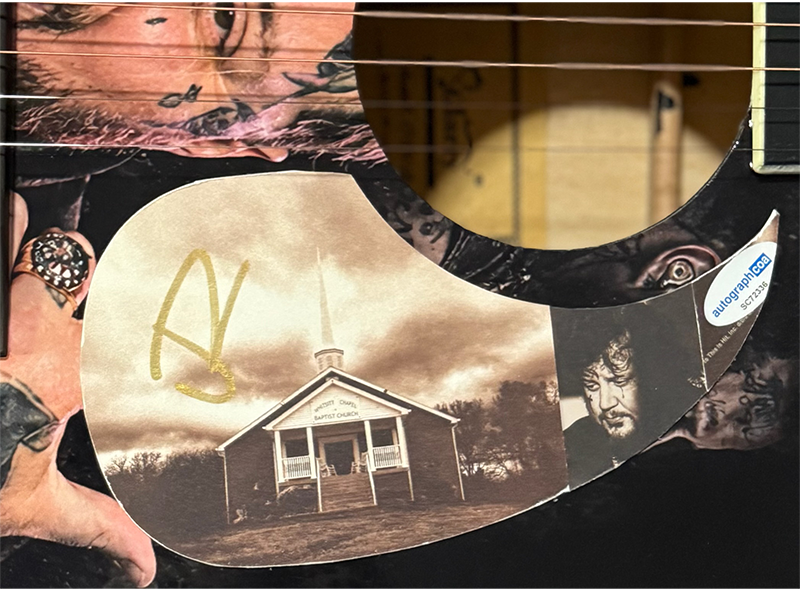 Jelly Roll Signed Acoustic Guitar Autograph COA