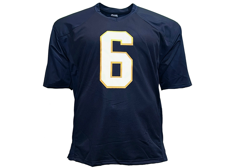 Jeremiah Owusu-Koramoah Signed Blue College Football Jersey JSA
