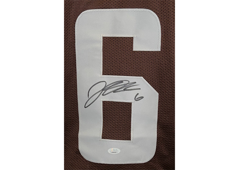 Jeremiah Owusu-Koramoah Signed Custom Brown Football Jersey JSA