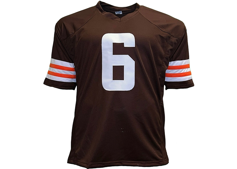 Jeremiah Owusu-Koramoah Signed Custom Brown Football Jersey JSA