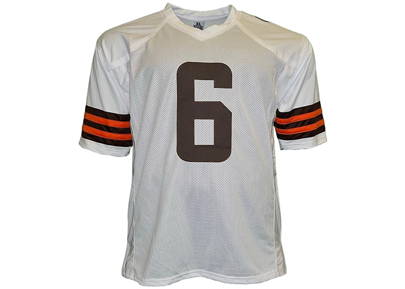 Jeremiah Owusu-Koramoah Signed Cleveland White Football Jersey JSA