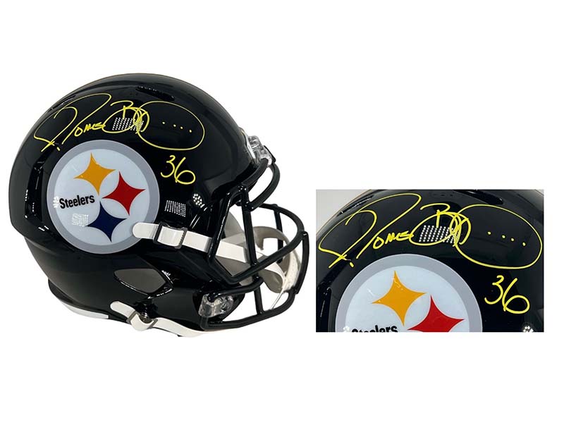 Jerome Bettis Autographed Pittsburgh Steelers Full Size Helmet Speed JSA