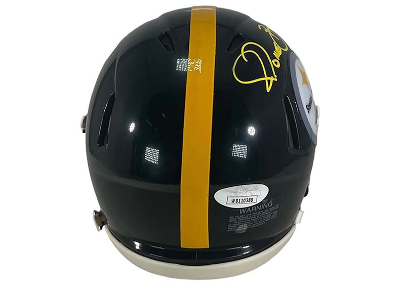 Jerome Bettis Signed Pittsburgh Steelers Speed Mini Helmet JSA