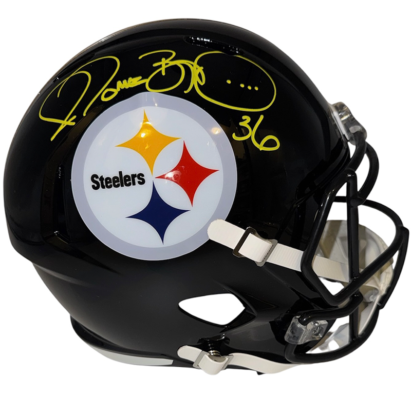 Jerome Bettis Signed Steelers Speed Full Size Helmet Beckett BAS