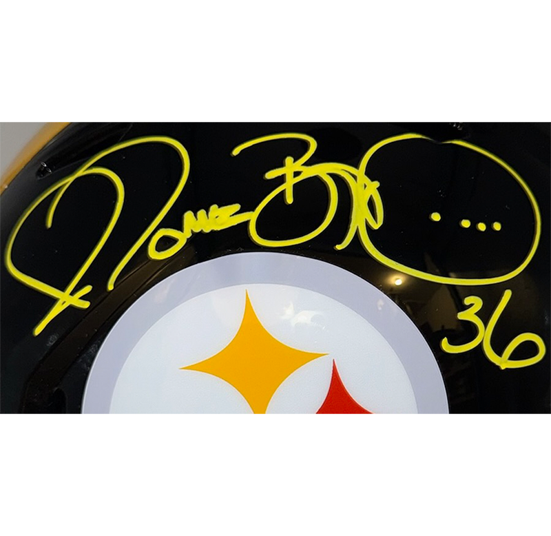 Jerome Bettis Signed Steelers Speed Full Size Helmet Beckett BAS