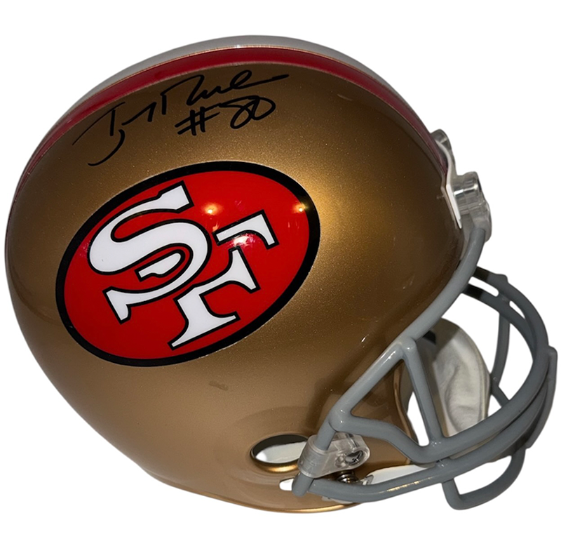 Jerry Rice Signed San Francisco 49ers Throwback Full Size Helmet Fanatics