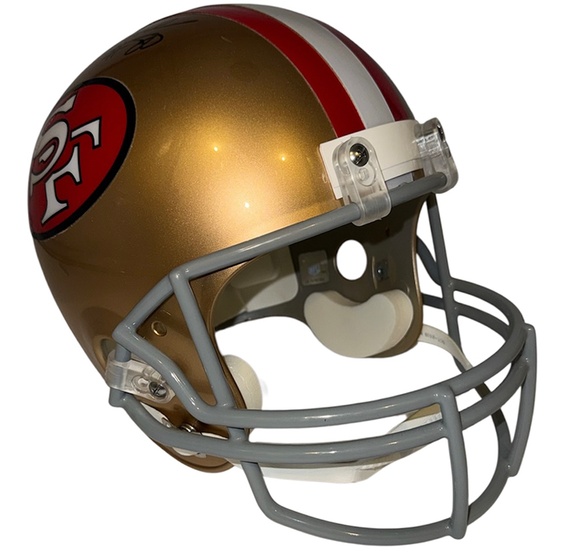 Jerry Rice Signed San Francisco 49ers Throwback Full Size Helmet Fanatics