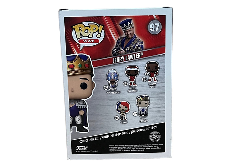 Jerry The King Lawler Autographed Funko Pop JSA