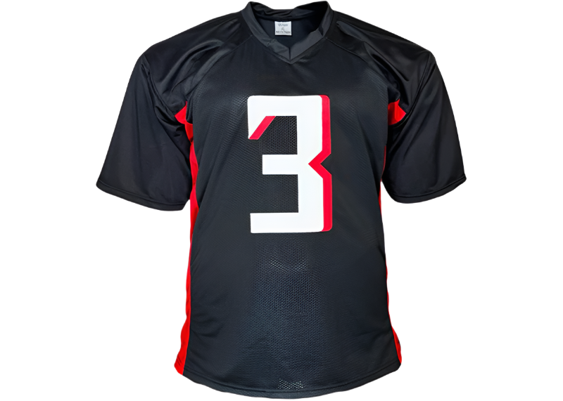 Jessie Bates III Signed Atlanta Black Football Jersey JSA