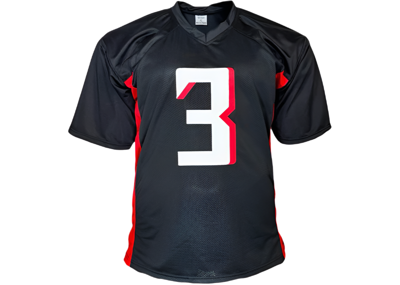 Jessie Bates III Signed Custom Black Football Jersey JSA