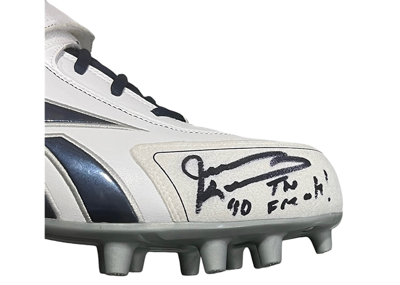 Jevon Kearse Signed Reebok Football Cleat (JSA)