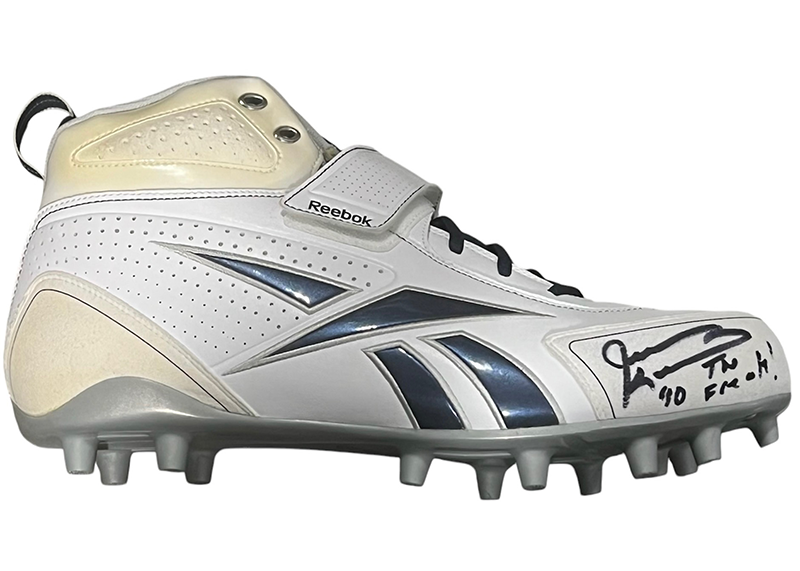 Jevon Kearse Signed Reebok Football Cleat (JSA)