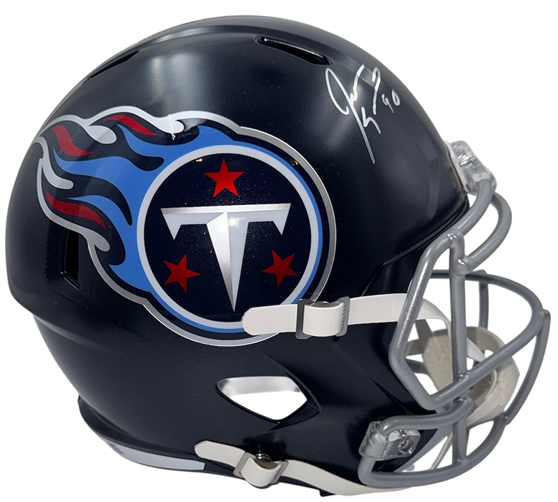 Jevon Kearse Signed Tennessee Titans Speed Full Size Football Helmet JSA