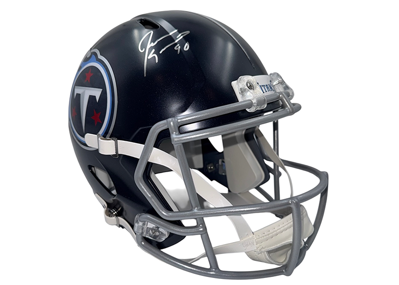 Jevon Kearse Signed Tennessee Titans Speed Full Size Football Helmet JSA