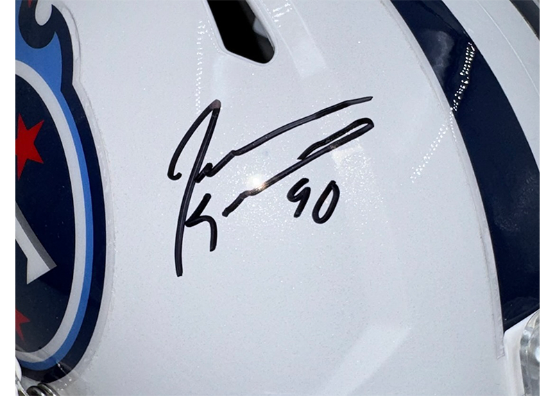 Jevon Kearse Signed Tennessee Titans Speed Full Size Replica Helmet JSA