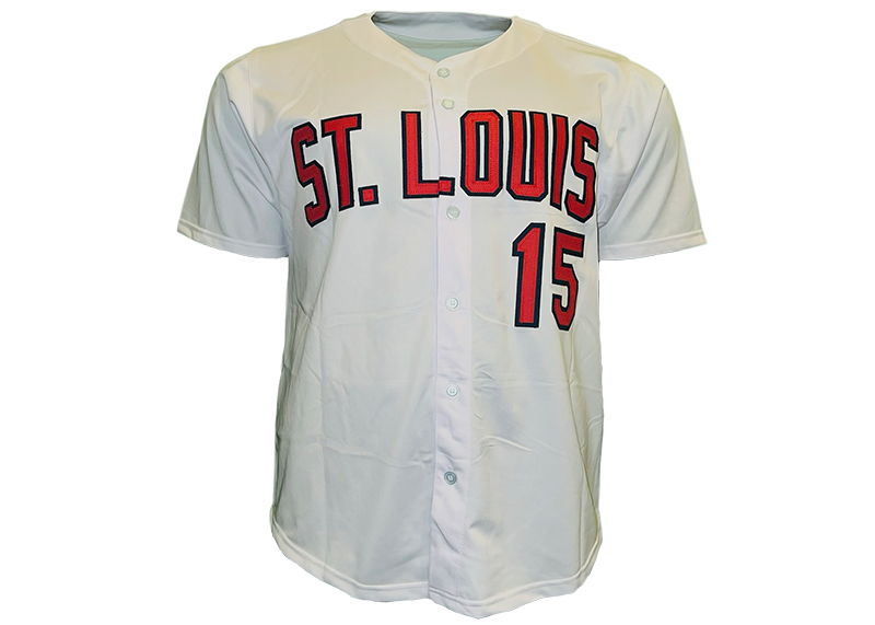Jim Edmonds Signed St. Louis White Baseball Jersey Beckett