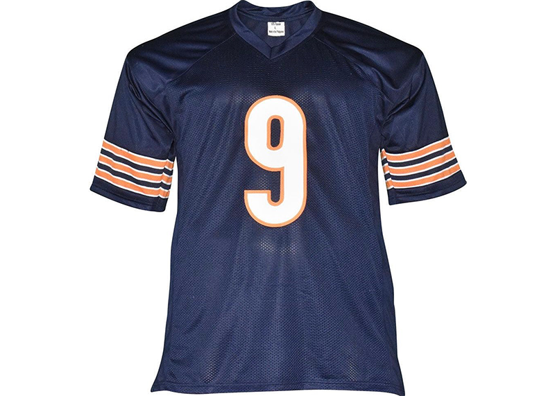 Jim McMahon Autographed Chicago Football Jersey Blue Beckett