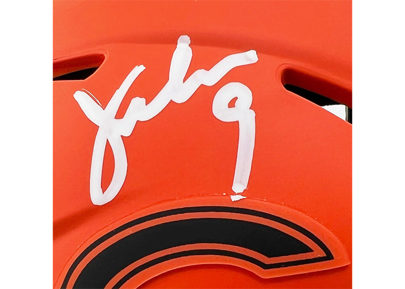 Jim McMahon Signed Chicago Bears Rave Mini Football Helmet Beckett