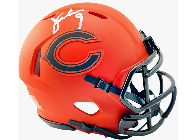 Jim McMahon Signed Chicago Bears Rave Mini Football Helmet Beckett