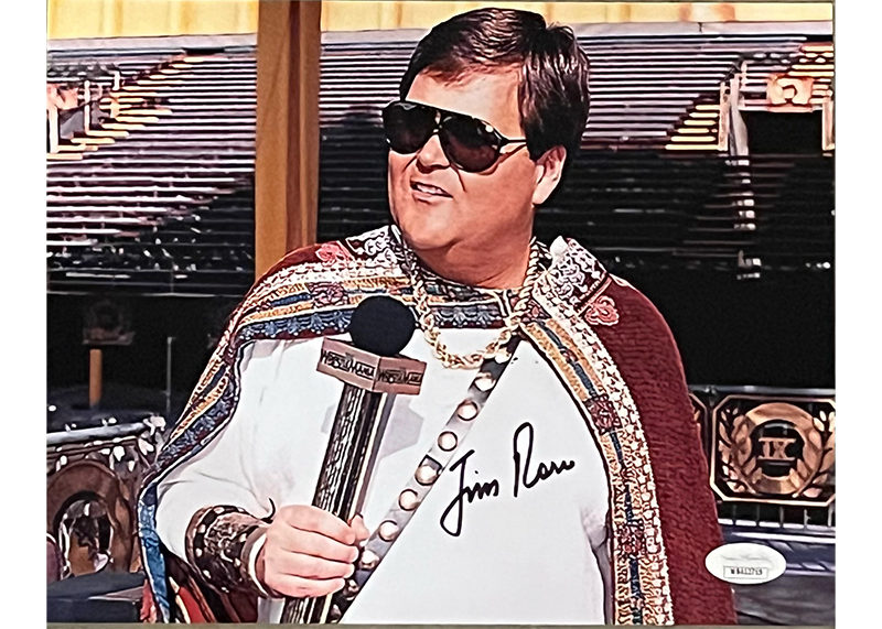 Jim Ross Signed 8x10 WWE Photo JSA