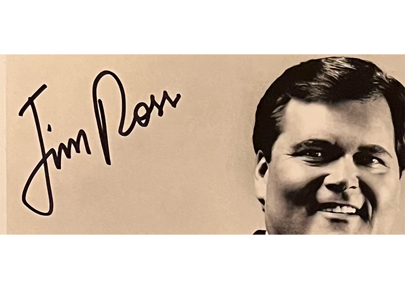Jim Ross Signed 8x10 WWE Photo JSA