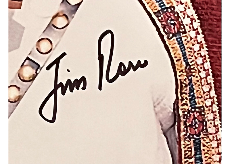Jim Ross Signed 8x10 WWE Photo JSA