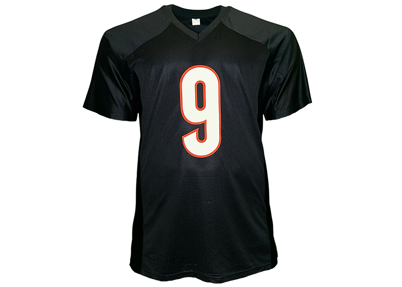 Joe Burrow Unsigned Cincinnati Black Football Jersey