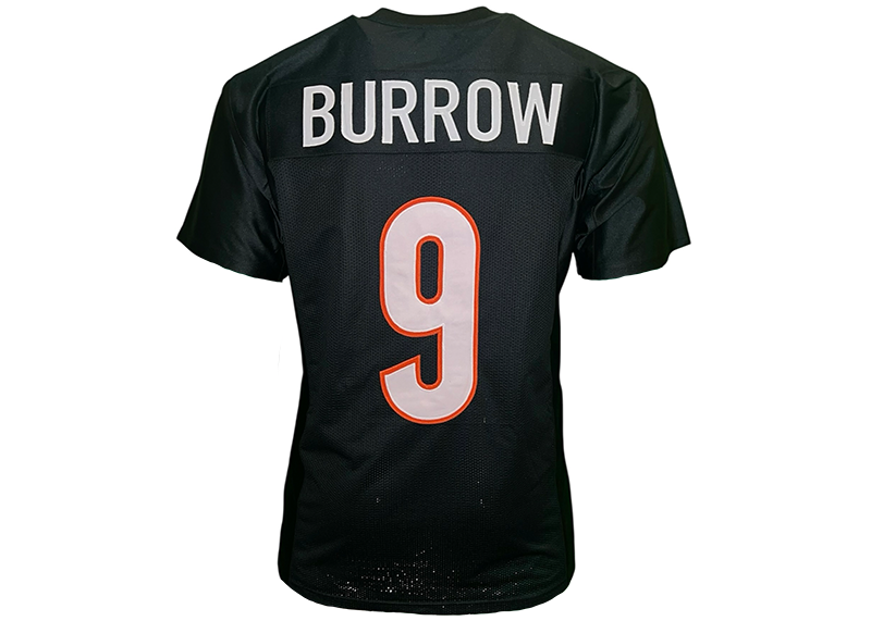 Joe Burrow Unsigned Cincinnati Black Football Jersey