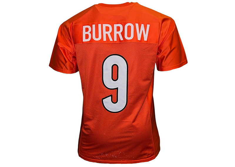 Joe Burrow Unsigned Cincinnati Orange Football Jersey