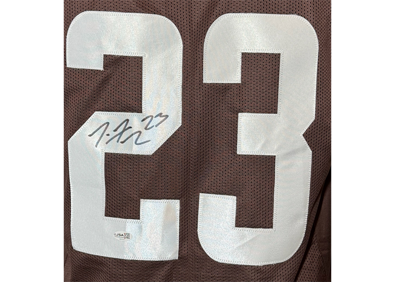 Joe Haden Signed Cleveland Brown Football Jersey JSA