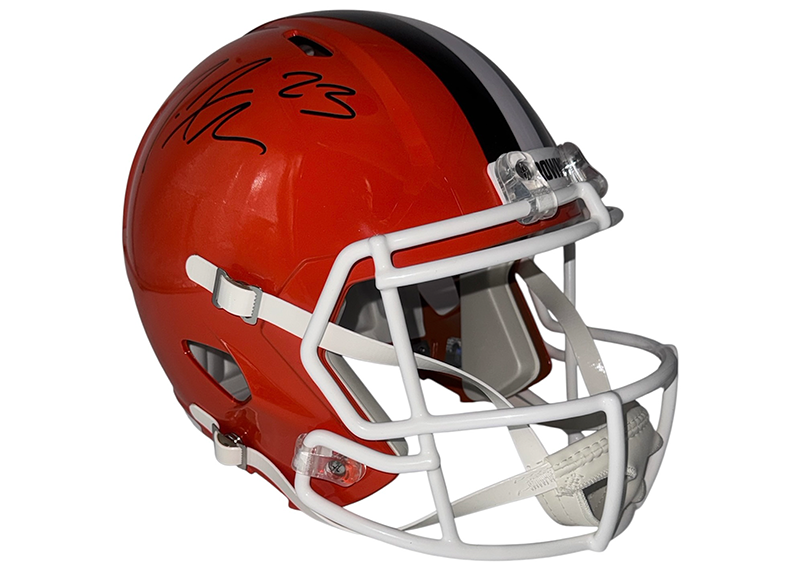 Joe Haden Signed Cleveland Browns full Size Speed Helmet JSA