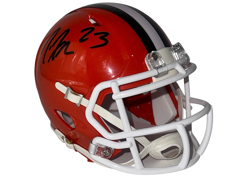 Joe Haden Signed Cleveland Browns Speed Mini Helmet JSA