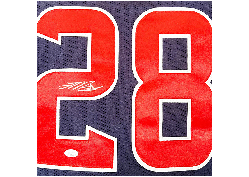 Joe Mixon Autographed Houston Color Rush Football Jersey  (JSA)