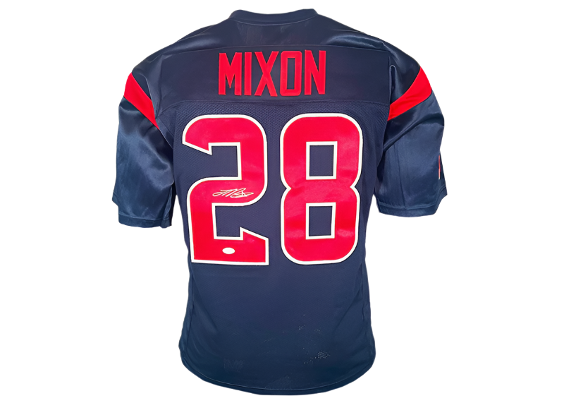 Joe Mixon Autographed Houston Color Rush Football Jersey  (JSA)