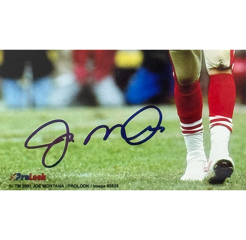 Joe Montana Signed 8x10 Photo San Francisco 49ers Beckett BAS Auto
